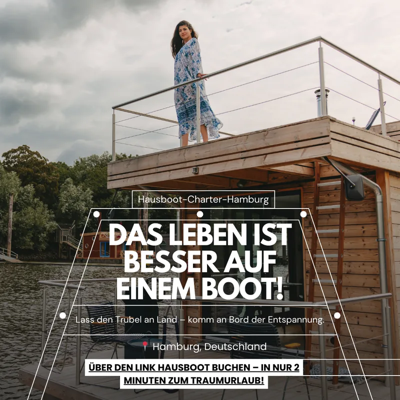 Social-Media-Werbeanzeige für die Hausbootvermietung – Motiv 2
