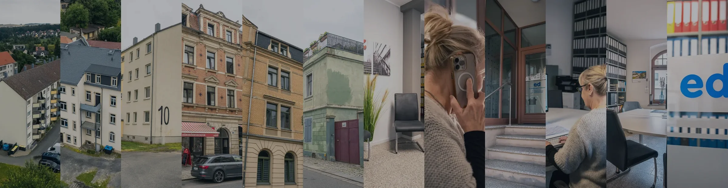 Auswahl aus unseren Aufnahmen: Objekte, Innenräume und Menschen bei der Arbeit